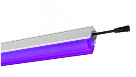 Модерн v2.0 RGBW 1пикс. 48В (Профиль, козырек, транзитное штепсельное соединение)