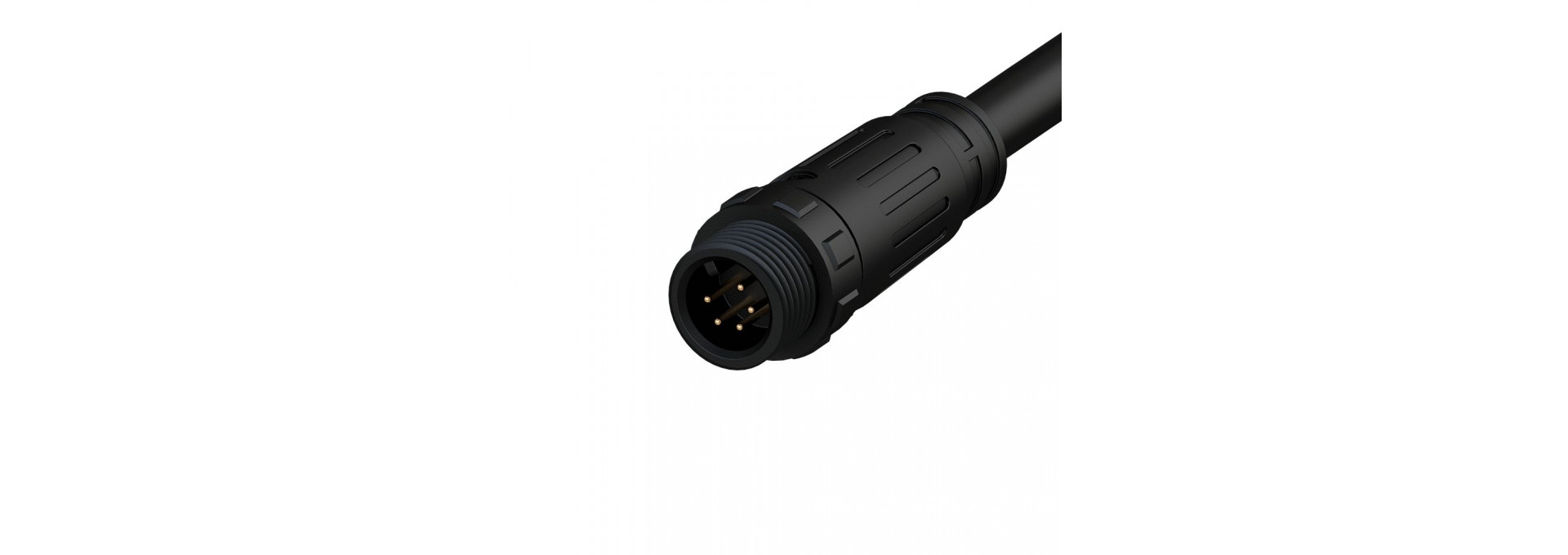 Аксессуар. Удлинитель с разъемом DMX M12, 1м