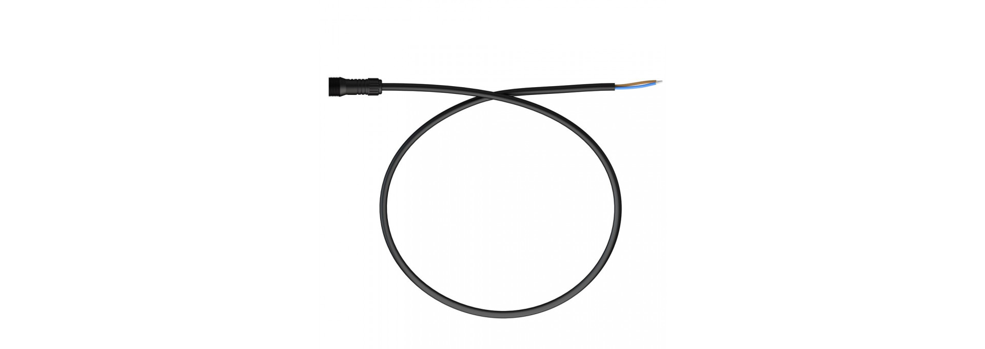 Аксессуар. Вводной кабель с разъемом питания. М19, 12-48В, 1м