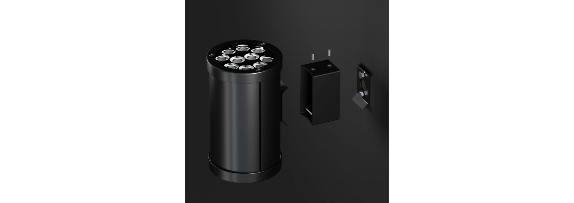 Опция. Акцент. Крепление на стену. Скрытый монтаж провода