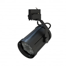 Акцент 12 CRI80 3000К 25° RAL9005 Муар Трековый шинопровод