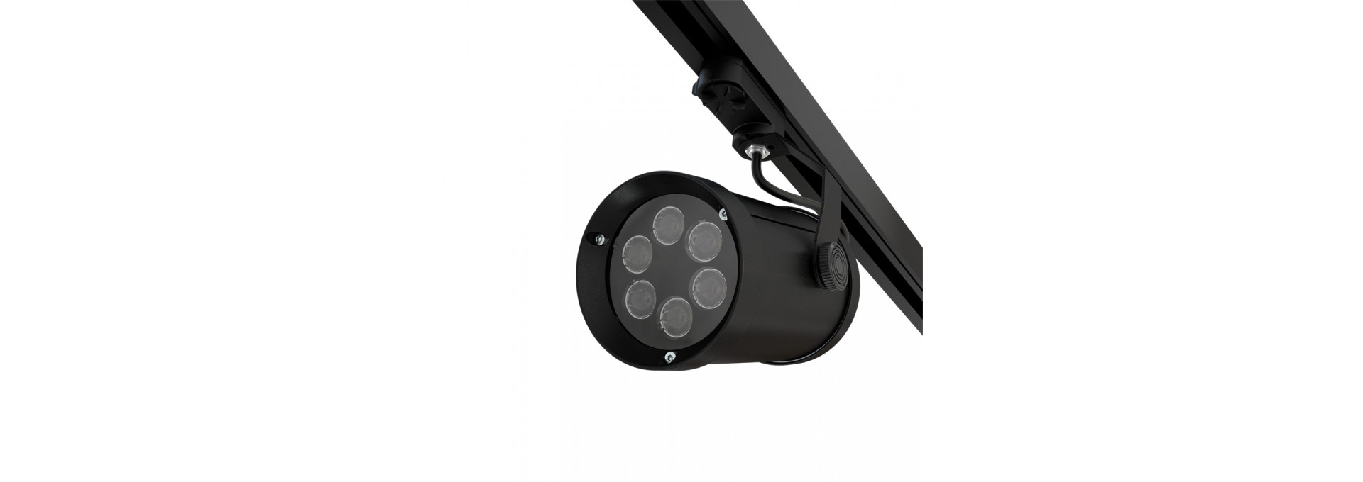 Акцент 12 CRI80 3000К 25° RAL9005 Муар Трековый шинопровод