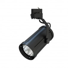 Акцент 20 Р CRI80 3000К 25° RAL9005 Муар Трековый шинопровод