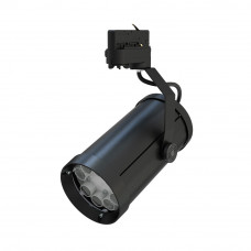 Акцент 24 CRI80 3000К 10° RAL9005 Муар Трековый шинопровод