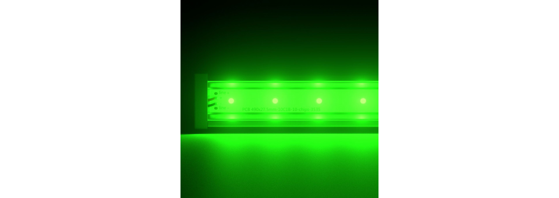 Барокко 10 500мм Зеленый Закаленное стекло