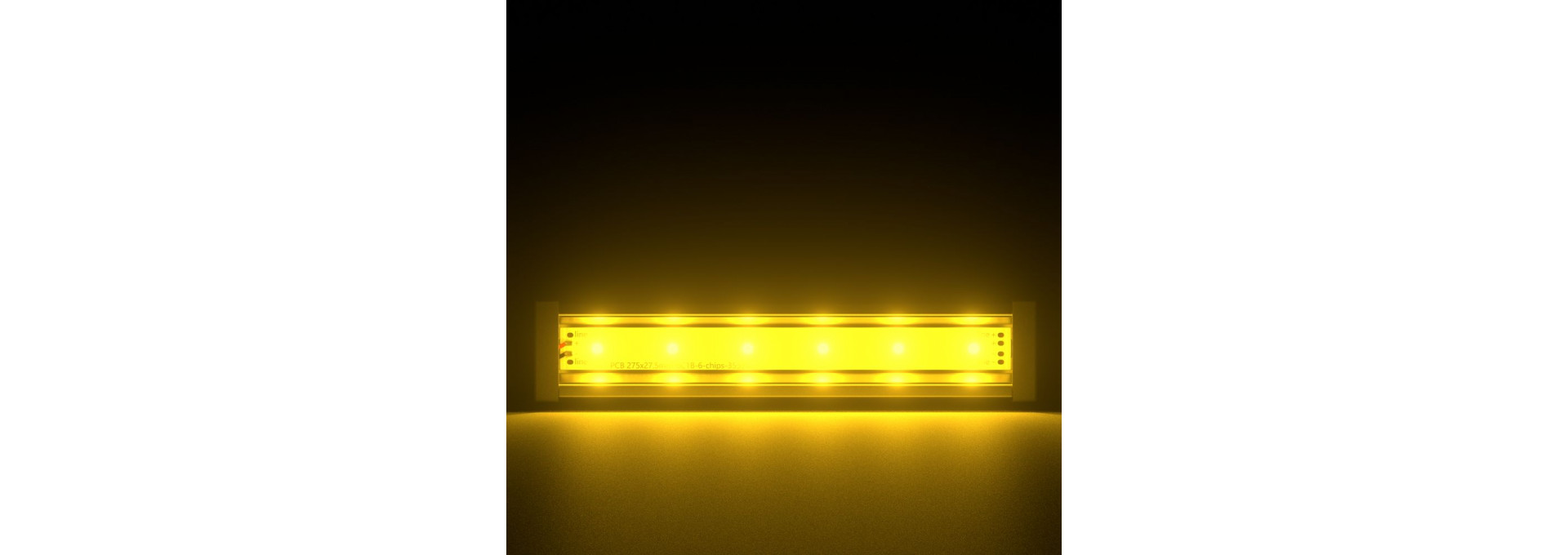 Барокко 12 300мм Янтарный Прозрачный