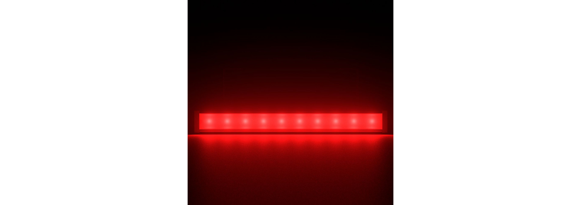 Барокко 15 500мм Красный Матовое закаленное стекло