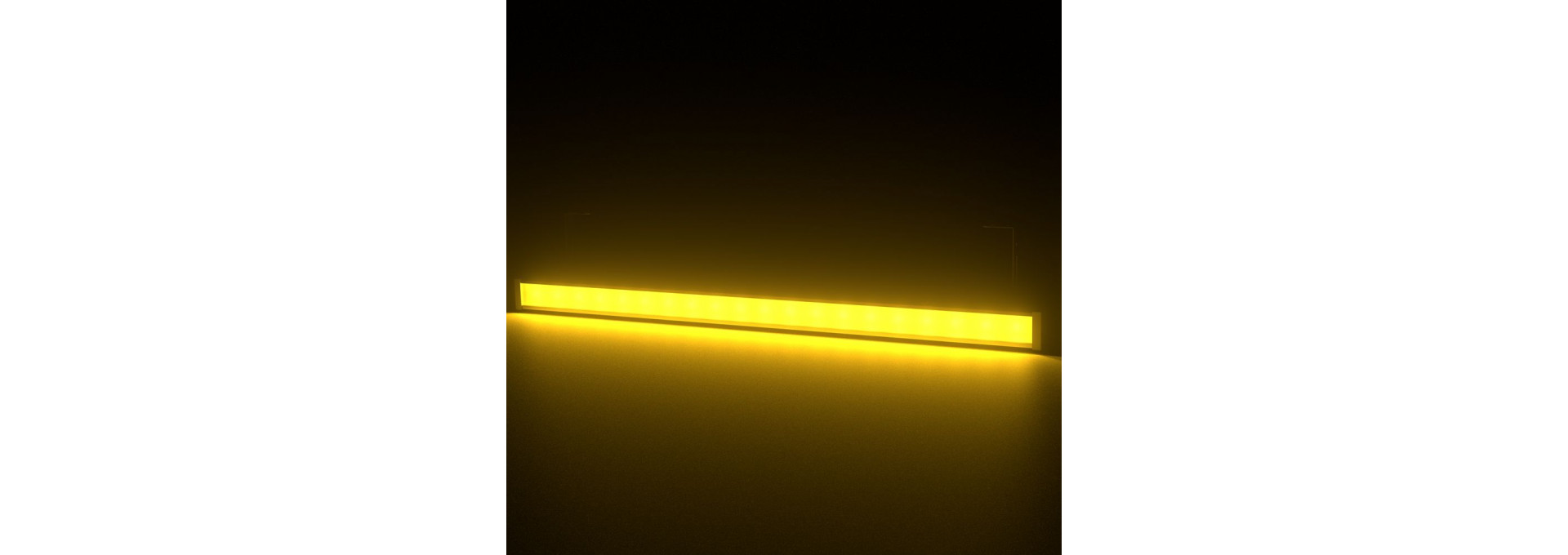 Барокко 20 1000мм Янтарный Матовое закаленное стекло