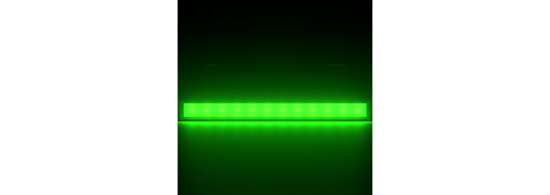 Барокко 20 500мм Зеленый Матовое закаленное стекло