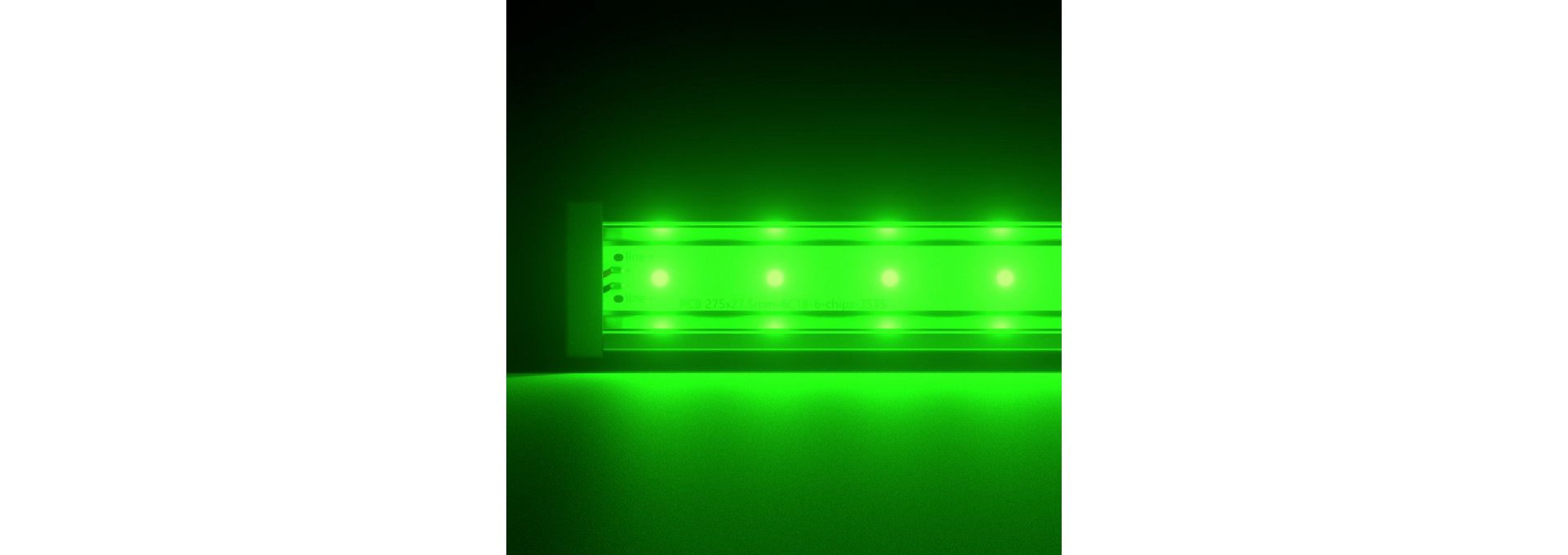 Барокко 24 1200мм Зеленый Закаленное стекло