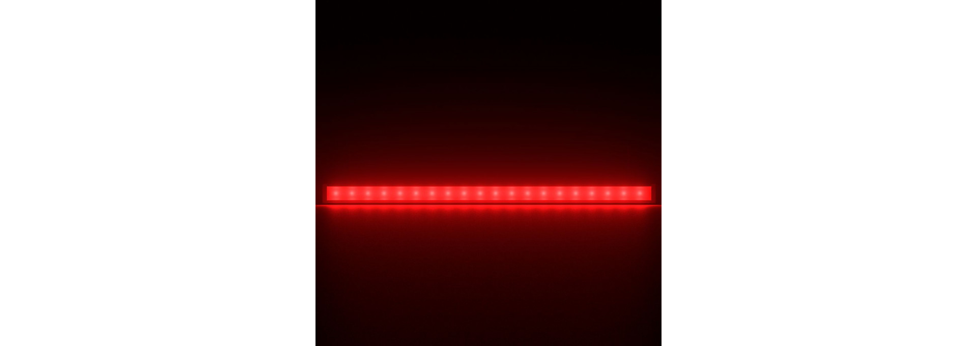 Барокко 30 1000мм Красный Матовое закаленное стекло