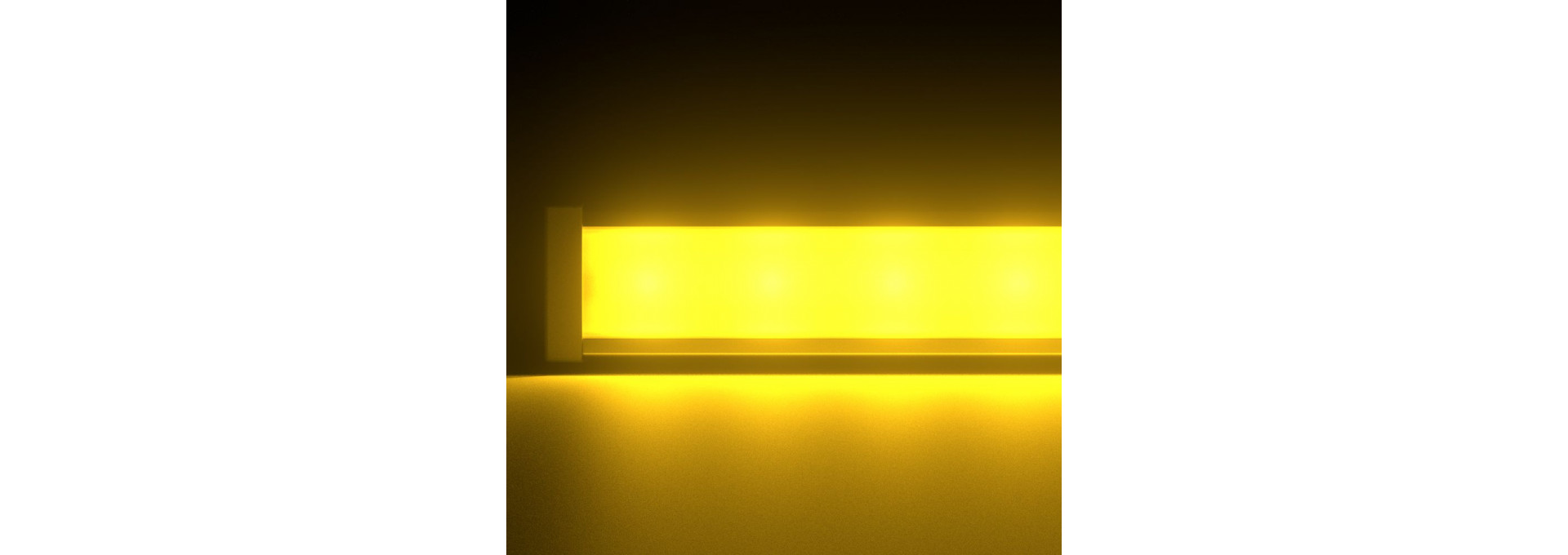 Барокко 40 1000мм Янтарный Матовое закаленное стекло