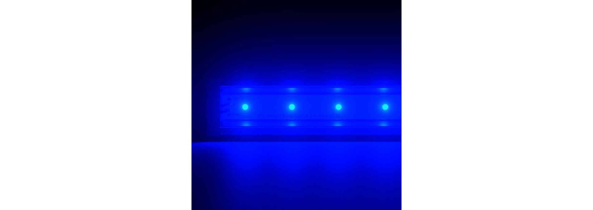 Барокко 40 1000мм Синий Закаленное стекло