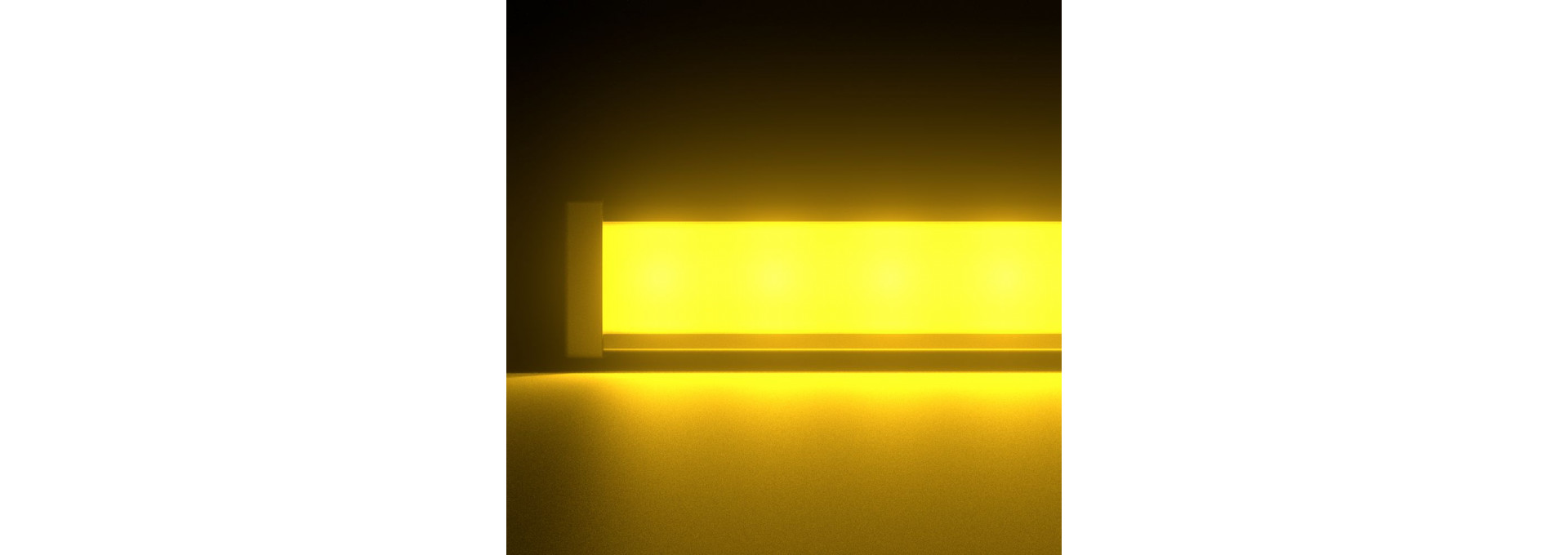 Барокко 48 1200мм Янтарный Матовое закаленное стекло