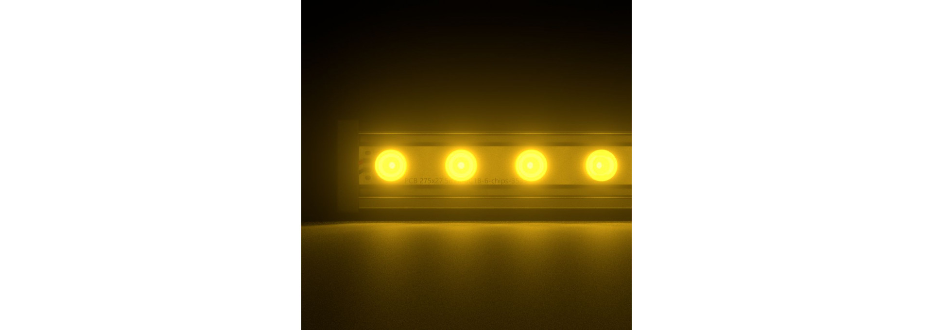 Барокко 12 Оптик 300мм Янтарный 10х65°