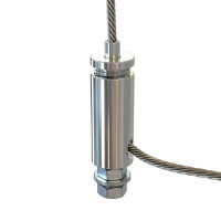 Аксессуар. Элегант. Комплект крепежа для подвеса светильника с регулировкой (трос 1 м, 2 точки подвеса)