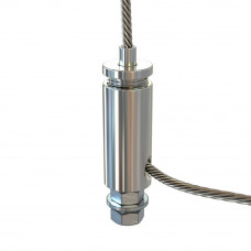 Аксессуар. Элегант. Комплект крепежа для подвеса светильника с регулировкой (трос 1 м, 2 точки подвеса)