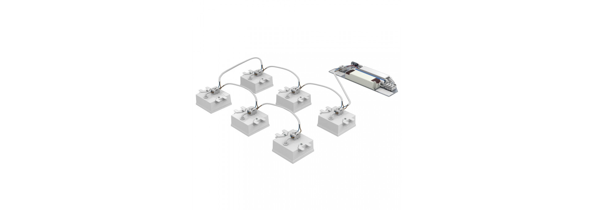 Опция. Грильято Мозаик. Блок аварийного питания (5Вт 1,5час.)