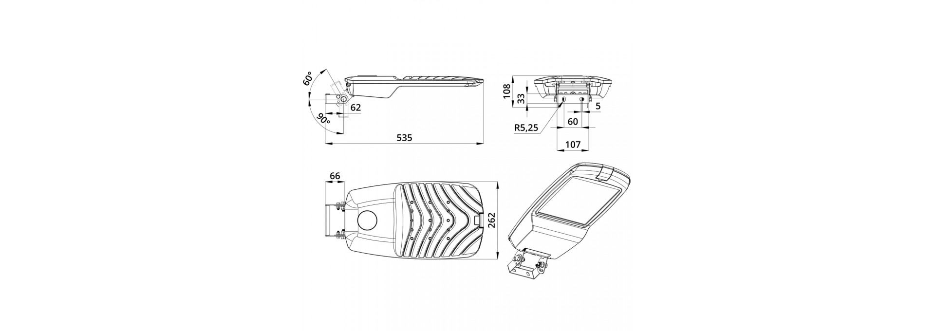 Опция. Гроза M, Mv2.0, Lv2.0, Sv2.0. Крепление на кронштейн