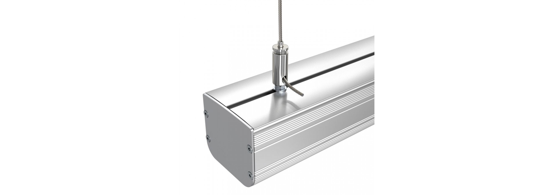 Опция. Маркет-Линия. Комплект крепежа для подвеса с регулировкой (трос 1 м, 1 точка подвеса)