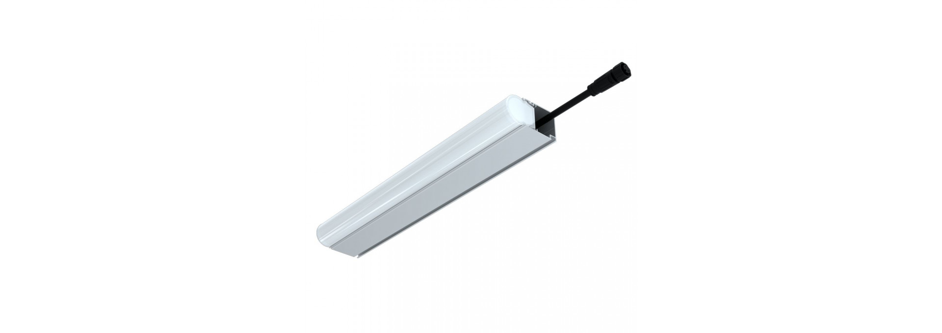 Модерн v2.0 1 345мм (3Вт/м) 48В DC CRI80 5000К Опал (Профиль, транзитное штепсельное соединение)