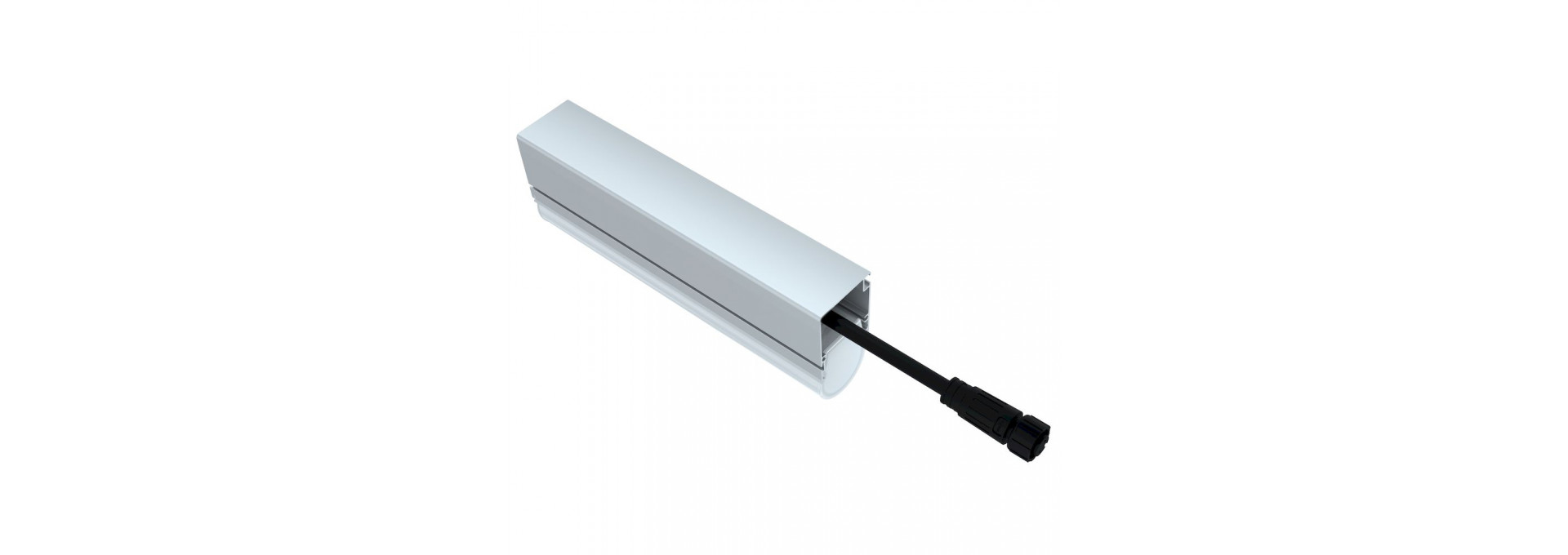 Модерн v2.0 1,5 180мм (9Вт/м) 24В DC CRI80 5000К Опал (Профиль, транзитное штепсельное соединение)