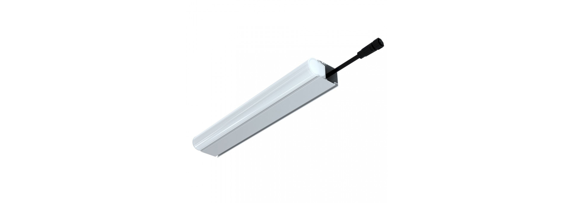 Модерн v2.0 3 345мм (9Вт/м) 24В DC CRI80 3000К Опал (Профиль, транзитное штепсельное соединение)