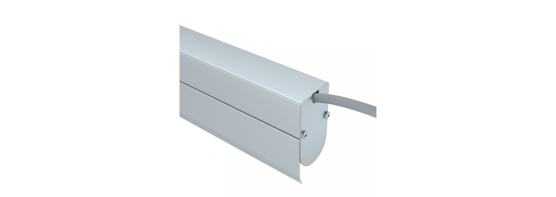 Модерн v2.0 4 Оптик 500мм (8Вт/м) 48В DC CRI80 3000К 45° (Профиль, козырек)