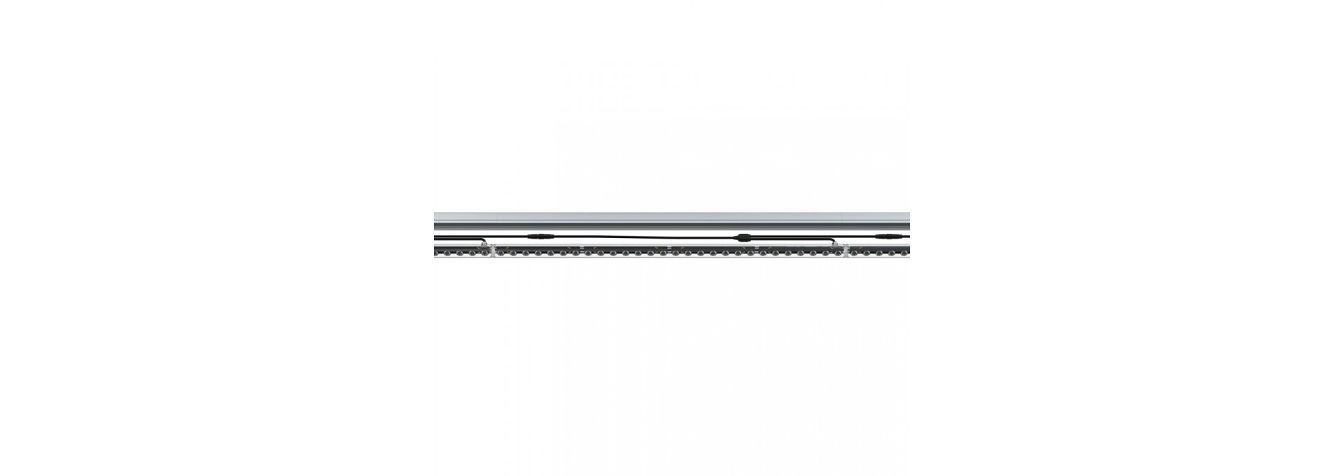 Модерн v2.0 6 Оптик 750мм (8Вт/м) 48В DC CRI80 4000К 45° (Профиль, транзитное штепсельное соединение)