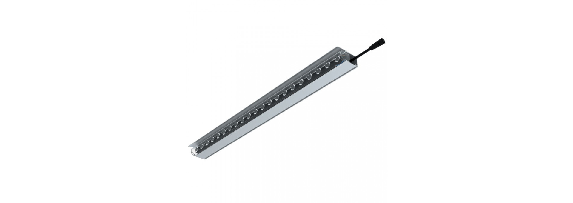 Модерн v2.0 6 Оптик 750мм (8Вт/м) 48В DC CRI80 5000К 15х60° (Профиль, козырек, транзитное штепсельное соединение)