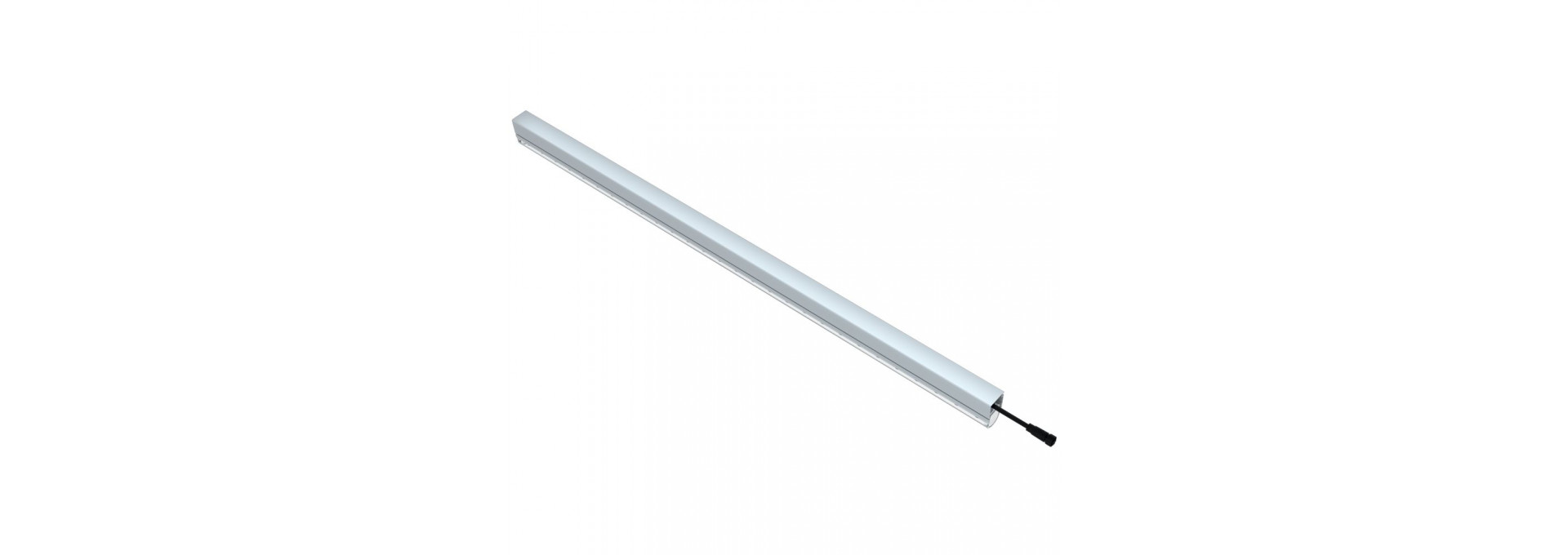 Модерн v2.0 8 Оптик 1000мм (8Вт/м) 48В DC CRI80 3000К 25° (Профиль, транзитное штепсельное соединение)