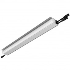 Модерн v2.0 11 620мм (18Вт/м) 24В DC 5 пикс. RGBW DMX CRI80 3000К Опал (Профиль, козырек, транзитное штепсельное соединение)