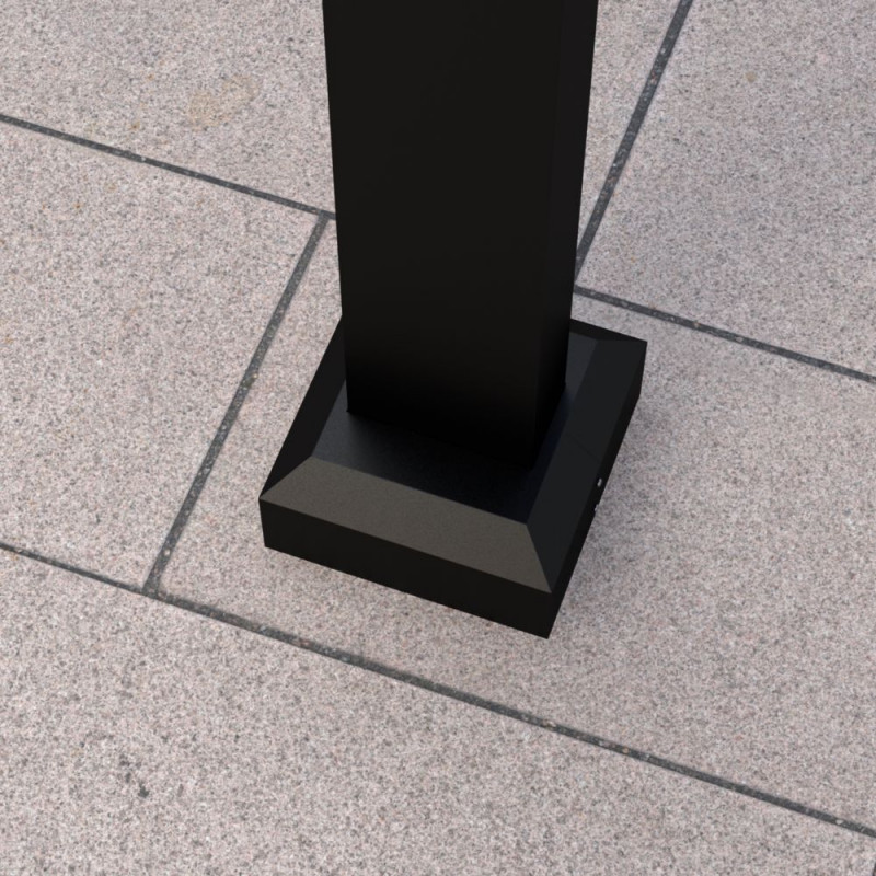 Аксессуар. Декоративный цоколь. Парк (Фланец закладной в грунт)