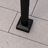 Аксессуар. Декоративный цоколь. Опора ОЦ (Фланец закладной в грунт)