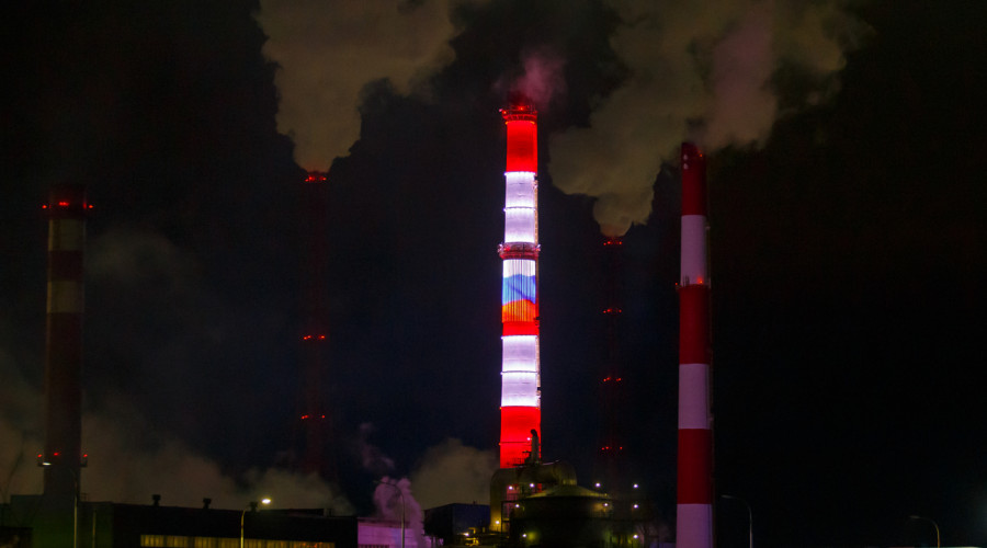 «ФосАгро»: создание медиафасада и архитектурная подсветка