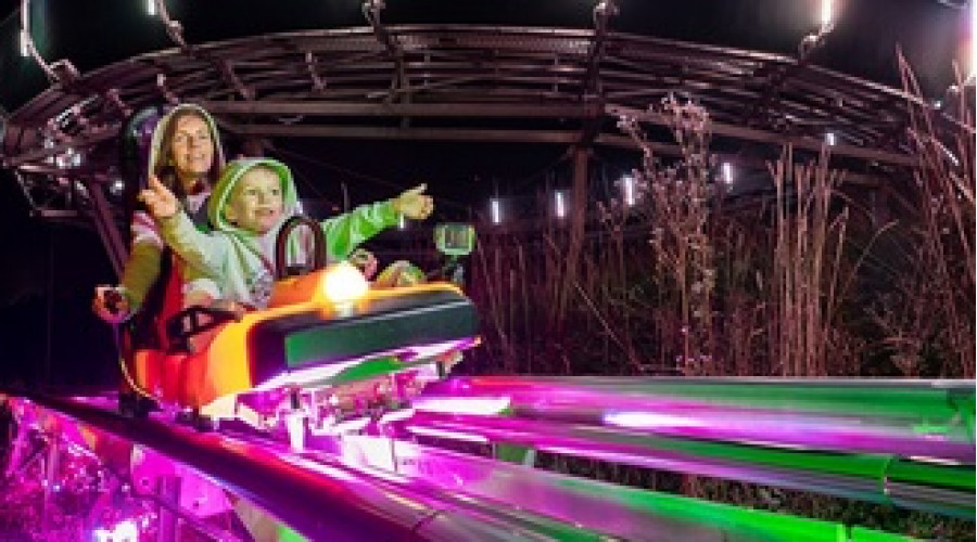 «Родельбан»: архитектурная подсветка горного аттракциона