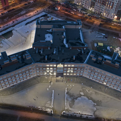 ГБОУ школа № 691: освещение уличной территории и бассейна