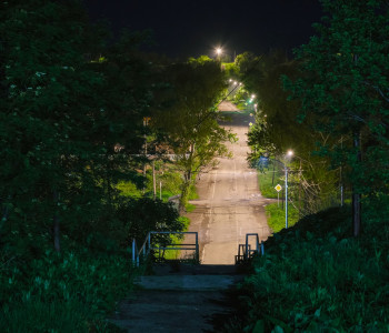 Александровск-Сахалинский: освещение городских улиц