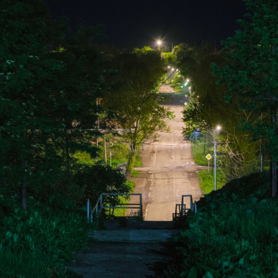 Александровск-Сахалинский: освещение городских улиц
