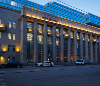 АО «АйСиБиСи Банк»: архитектурное освещение фасада