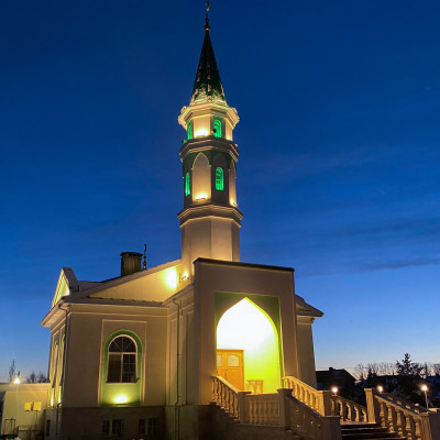 Архитектурная подсветка мечети
