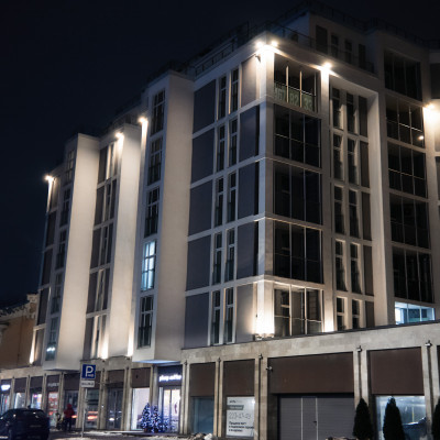 Архитектурная подсветка жилого дома