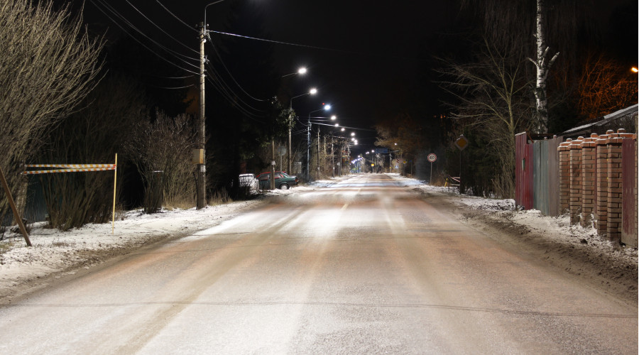 Центральная дорога деревни Авдотьино