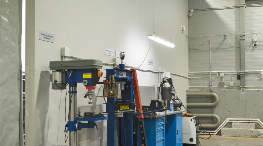 Автотехцентр Haval: внутреннее освещение для СТО