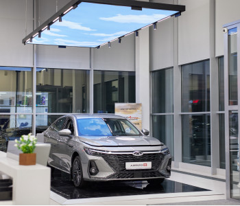 Автосалон Chery АГАТ: освещение клиентской зоны