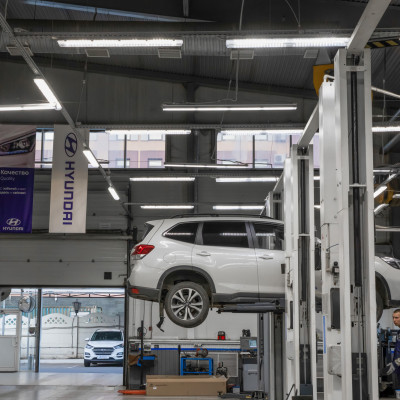 Автосалон Hyundai Агат: модернизация освещения 