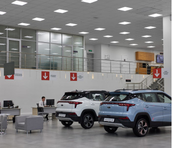 Автосалон Jetour АГАТ: замена освещения