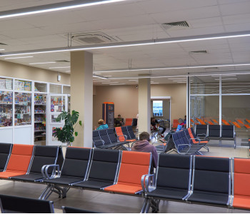 Автовокзал г. Кирова: освещение зоны ожидания