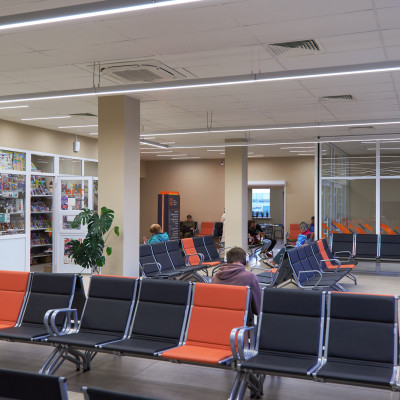 Автовокзал г. Кирова: освещение зоны ожидания