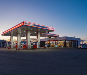 АЗС «Лукойл»: замена освещения